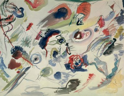 Untitled (First Abstract Watercolor) by Wassily Kandinsky